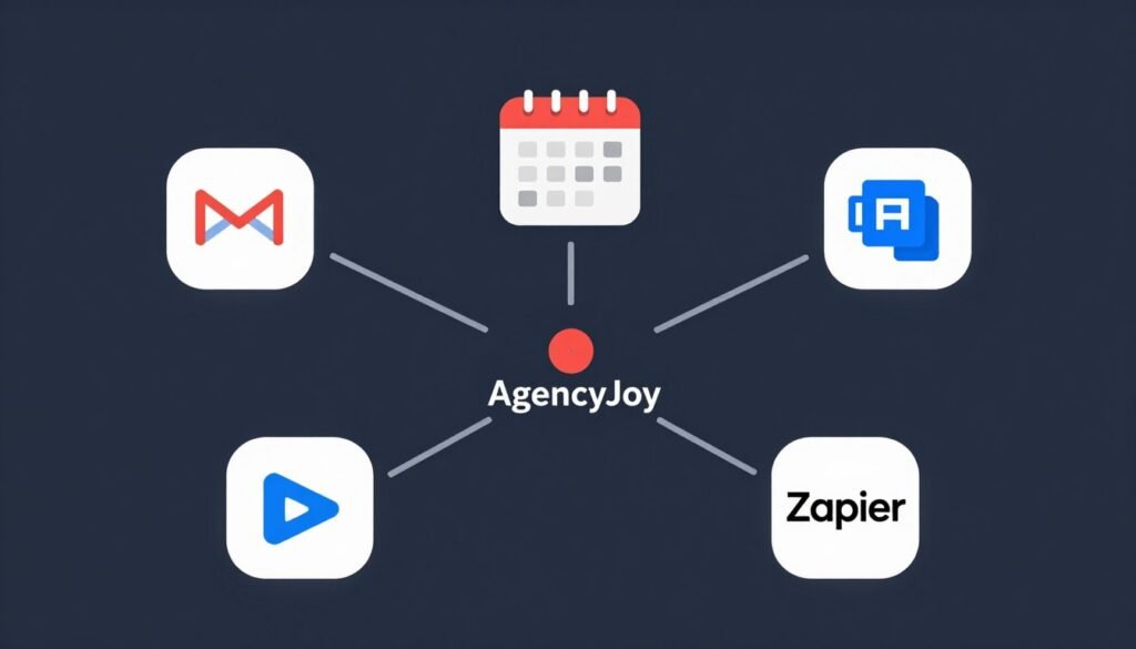 AgencyJoy integration options with email platforms and third-party apps